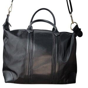 Urban Originals Black Vegan Leather Satchel – Sleek, Spacious, & Versatile